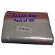 Ziplock Clear Bag #M 7x10 (Pack of 100)